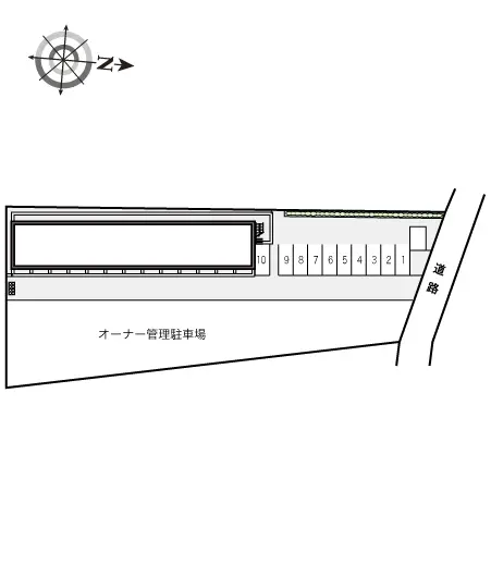 ★手数料０円★東大阪市稲田本町　月極駐車場（LP）